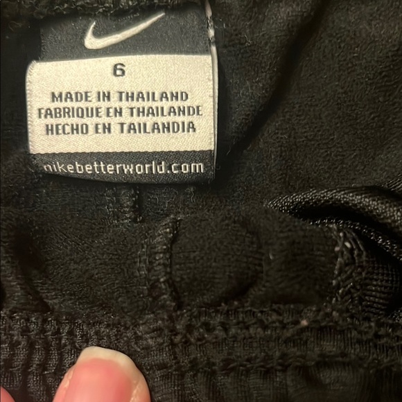 Nike Kids Black Track Pants - Picture 3 of 4